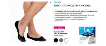 ART. 09511467- salvapiede uomo cotone 09511467 - Fratelli Parenti